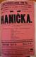 Nová Paka, SDO, Hanička - plakát, 1905
