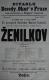 Praha-Nové Město, Beseda Okoř, Ženilkov - plakát, 1900