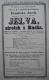 Kutná Hora, Ochotníci, Jelva, sirotek z Ruska, Chmelenský, 1858 - plakát