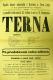Kostelec nad Černými Lesy, SDO, Terna - plakát, 1909