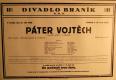 Praha-Braník, SDO, Divadlo Braník, Páter Vojtěch - plakát, 1930