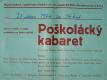 Český Brod, Tyl, Poškolácký kabaret - plakát, 1974