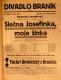 Praha-Braník, SDO, Divadlo Braník, Slečna Josefinka, moje žínka - plakát, 1927