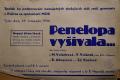 Polička, Spolek pro podporování nemajetných studentů, Penelopa vyšívala - plakát, 1936