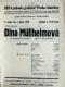 Praha-Smíchov, Třebízský, Dina Müllheimová - plakát, v Divadle Na Slupi, 1950