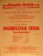 Praha-Malá Strana, Scéna dobrých autorů, Nobelova cena, v Divadle Braník - plakát, 1931