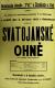 Žiželice, Tyl, Svatojánské ohně - plakát, 1932