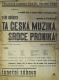 Vysoká Libeň, Sokol, Ta česká muzika, srdce proniká - plakát, 1934