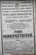 Poděbrady, Jiří, SDO, Paní mincmistrová - plakát ex Divadelní cedule 1901–(1919), kniha, 1918
