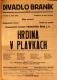 Praha-Braník, SDO,  Divadlo Braník, Hrdina v plavkách - plakát, 1927
