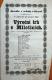 Chrast, Divadelní ochotníci, Výroční trh v Miloticích - plakát, 1861