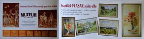 František Flasar, pozvánka na výstavu, 2009