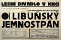 Praha, soubor divadla Urania, Libuňský jemnostpán - plakát, v Lesním divadle v Krči, 1930