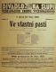 Divadlo Na Slupi,Ve vlastní pasti - plakát, 1928