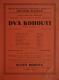 Praha-Bohnice, Dělnické divadlo, Dva kohouti - plakát, 1930