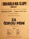 Divadlo Na Slupi, Za českou písní - plakát, 1934