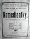 Svojšice, Sokol, Komediantky, 1923 - plakát