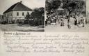 Rychnov nad Kněžnou, hotel U labutě, sídlo divadla, dobová pohlednice