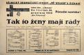 Praha-Žižkov, Wolker, Tak to ženy mají rády - plakát, 1929