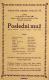 Praha-Nové Město, Vyšehrad, Orel, Poslední muž - plakát, v Divadle Na Slupi, 1928