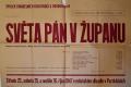 Pardubice, SDO, Světa pán v županu - plakát, 1947