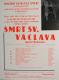 Praha-Smíchov, Sdružené katolické spolky, Smrt sv. Václava, v Divadle Na Slupi - plakát, 1935