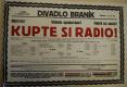 Praha-Braník, SDO, Kupte si radio, - plakát, 1926