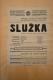 Nová Paka, SDO, Služka - plakát, 1933