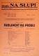 Praha-Nové Město, DO ZK ROH AZKG – Divadlo Na Slupi, Parlament na prodej - plakát, 1960