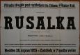 Praha, AMU, Státní konzervatoř, Rusalka - plakát, 1955