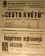 Praha-Braník, SDO, Divadlo Braník, Cesta květů - Kašpárkovo nejkrásnější vítězství - plakát, 1947