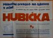 Kopidlno, Cukrovar, Hilmar, Hubička - plakát, 1954