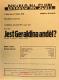 Praha-Nové Město, Divadlo Na Slupi, Jest Geraldina anděl? - plakát, 1938