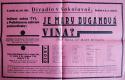 Pelhřimov, Tyl, Je Mary Duganová vina? - plakát, 1929