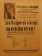 Praha-Braník, SDO, Jak kašpárek a braši na vršíčku straší - plakát, 1947