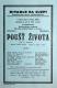 Praha, hlaní město, Beseda Rudolf Deyl, Poušť života - plakát, v Divadle Na Slupi, 1929