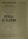 Praha-Malá Strana, Scéna dobrých autorů, Děkuji za službu - plakát, 1938