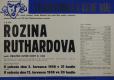 Kutná Hora, Tyl-Dům osvěty, Rozina Ruthardova - plakát, 1958