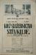 Osík, Ochotníci, Když služebnictvo stávkuje - plakát, 1927