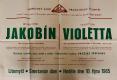 Praha, Pražská zpěvohra, Jakobín - Violetta - plakát, 1965