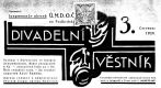 Titul časopisu Divadelní věstník
