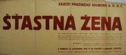 Praha, DDOČ, Šťastná žena - plakát,1937