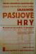 Pardubice, Don Bosco, Pašiové hry - plakát, 1947