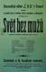 Trnová, Čtenářsko-hospodářská beseda, Svět bez mužů - plakát, 1924