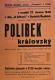 Holice, Klicpera, Polibek královský - plakát, 1948