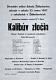 Židlochovice, Sokol, Kalibův zločin – plakát, 1957