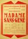 Řevnice, JDO, Madame Sans-Gene - plakát, 1925