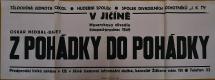 Jičín, Tyl, Sokol, Z pohádky do pohádky - plakát, 1949