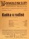 Praha-Nové Město, Divadlo Na Slupi, Kaňka v rodině - plakát, 1935