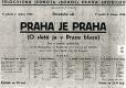 Praha-Spořilov, Sokol, Praha je Praha - plakát, 1934